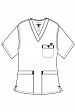Блуза мужская 8406 (L/SLBK)