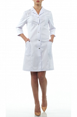 Халат женский 1-698 S (44/170  Satori Lite/Optical white)